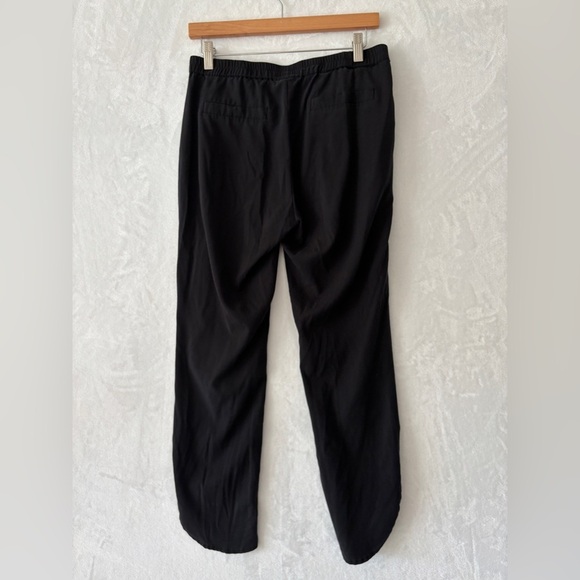 Marine Layer womens black casual asymmetric rounded hem pull on pant size small - Picture 8 of 10